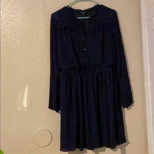 Navy Blue Semi- Casual Dress